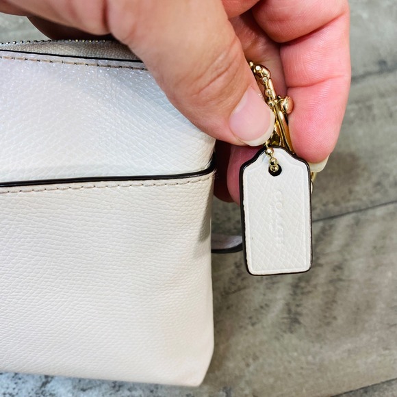 Coach Pebbled Leather Journal Shoulder Bag - Picture 7 of 10